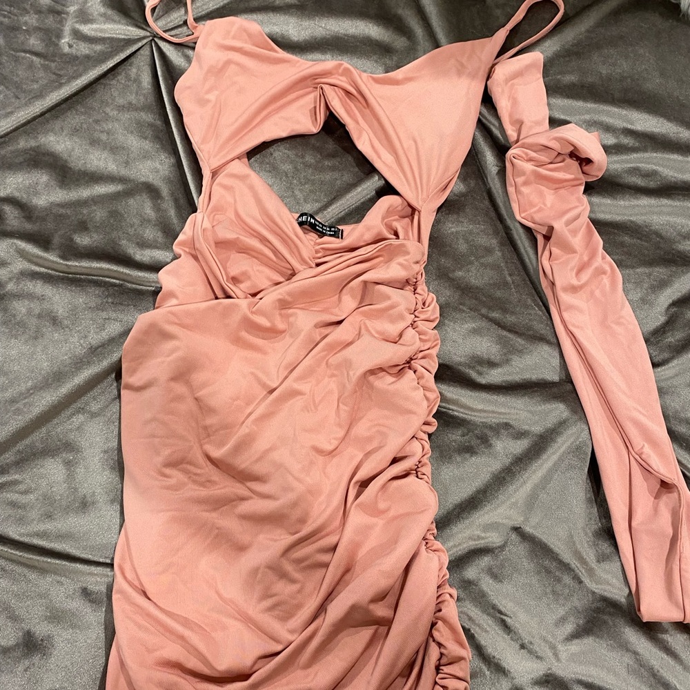 Pink Cut Out Dress